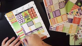 Halloween Plan With Me | Happy Planner