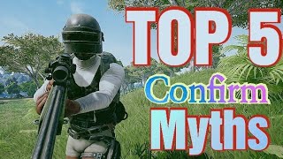 Top 5 Myths Conformed In Pubg Mobile 💯 AK Hasrat YT