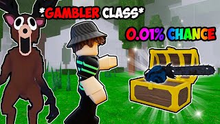 I Survived 99 Nights In The Forest With The GAMBLER Class..(its actually game breaking)