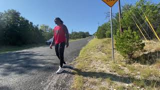 Coach JC at the Steepest Hill in Bexar County