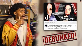 @thedetail. DEBUNKED | REACTING TO WAS MICHAEL JACKSON TRANS NON-BINARY VIDEO AND Q&A