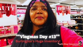 Vlogmas Day #13 - Burlington Was Getting $ome Action Tonight! Happy Holidays! 🎄