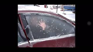 Window made of ice