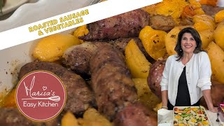 Italian Roasted Sausage & Vegetables | Crispy, Flavour-Packed Sheet Pan Dinner