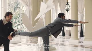 Dev Patel & Javier Bardem in "The Museum" for Ermenegildo Zegna