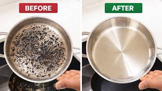 Stop Scrubbing Burnt Pans! How to Clean a Burnt Pan the Easy Way!