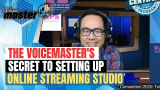 How To Set-Up An Online Studio - The Secret Behind The VoiceMaster's Live Streaming Studio