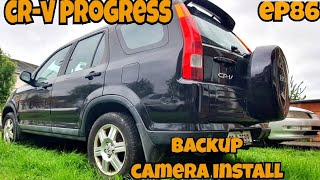 Updates on the CR-V, Installing reverse camera, How to install reverse camera, backup camera.