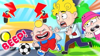 Brother and Sister Song - Be safe, stay away from car | Kids Song & Nursery Rhymes | 2D Billions