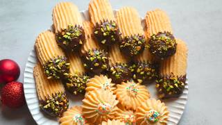 Super Easy Butter Cookies for Christmas! Just Four Ingredients!