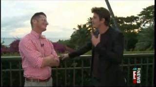 Garrett Hedlund and Andrew Garfield - Maui Film Fest