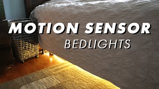 Motion Sensor Bed-lights (NO PROGRAMMING)