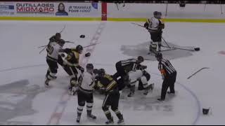 André Thibault Vs Sammy Carbonneau + Mêlée Inconduite LNAH (13/10/2024)