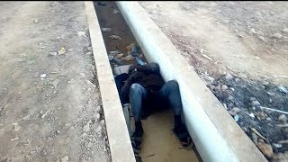 I wanted to ignore but the Holly spirit pulled me back/under the Nairobi expressway