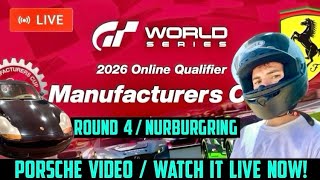 Gran Turismo 7: GTWS MANUFACTURERS CUP: ROUND 4 - NURBURGRING 24 HR + PORSCHE VIDEO DISCUSSION