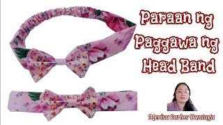 DIY: Paraan ng Paggawa ng Headband
