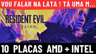 10 Placas da AMD + Intel ARC Resident Evil Requiem no PC
