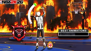 6'11" SLIM REAPER HAS UNLIMITED RANGE WITH ONE HAND! BEST ANIMATIONS & DUNKS FOR 6'10+ BUILDS!