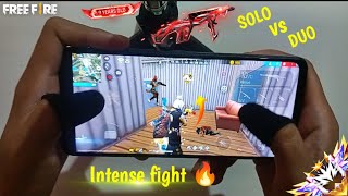 DOMINATING 🤯 30+ kills 💪 SOLO VS SQUAD FREE FIRE HANDCAM GAMEPLAY - POCO X3 PRO