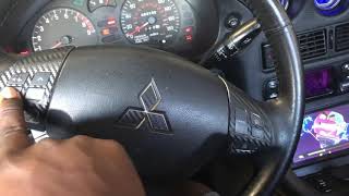 3000gt Dodge Stealth steering wheel swap with working stereo controls