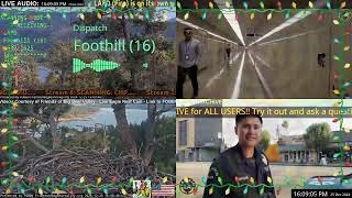 25-DEC-2024 // LAPD Los Angeles Police Scanner Audio ARCHIVE // 16:00 to Midnight // LA Captain