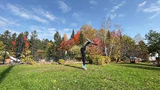 My first front flip attempt!