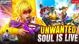 Unwanted Soul is live | Rank Push to Ace Dominator 🔥 | Soul is Live BGMI