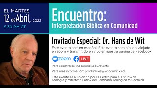 Encuentro: Interpretación Bíblica en Comunidad