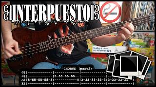 INTERPUESTO - Son recuerdos (BASS TABS) [lyrics + PDF]