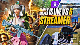 6 Conqueror Pros Tried to Defeat Me 💀 | Girl Streamer IMPRESSED 😱 | Insane 1v4 Clutches 🔥