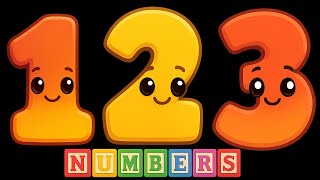 Learning Numbers 1 2 3 with Friends | Vibrant Colors Baby Sensory for Newborns & Toddlers