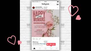 Happy International Womans Day - Flyer PSD Template