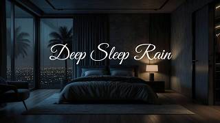 City Night Luxury Bedroom Rain 🌙 8 Hours Deep Sleep Rain Sounds | Ultimate Sleep Lab