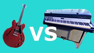 Which is LOUDER? - Fender Rhodes VS Guitar