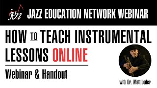 How To Teach Instrumental Lessons Online
