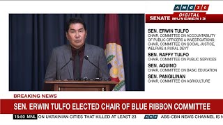 WATCH: Sen. Erwin Tulfo holds press conference after major Senate shakeup | ANC