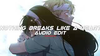 Nothing Breaks Like a Heart - Miley Cyrus MarkRonson (edit audio) @Megax014