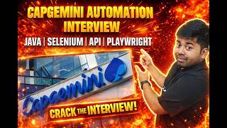 Capgemini Automation Interview Q&A | Java + Selenium + API + Playwright