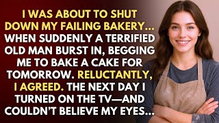 I Was About to Close My Failing Bakery—When Suddenly an Old Man Rushed In, Begging Me to Bake a Cake