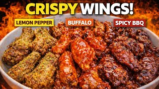 I Finally Cracked the Code to Ultra Crispy Chicken Wings (3 Insane Flavors)
