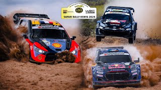 WRC SAFARI RALLY KENYA 2025 - PURE SOUND RAW - ACTION & BIG SHOW DUST KENYA