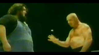 HAYSTACKS CALHOUN & YUKON MOOSE CHOLAK VS BARON VON RASCHKE & HANS SCTMIDT