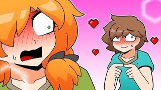 Steve's expression of affection | Minecraft anime