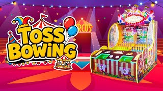 Toss Bowling Arcade Machine | Carnival Ring Toss Redemption Game