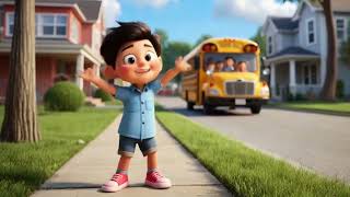 Yellow School Bus Song 🚌 | Preschool Learning Rhyme
