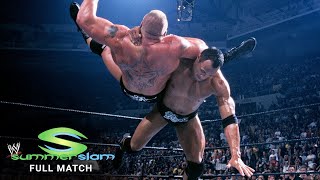 PS2 Classic Battle: The Rock vs. Brock Lesnar in a Cage Match
