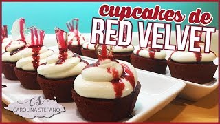 CUPCAKE RED VELVET | COBERTURA DE CREAM CHEESE | SANGUE E VIDRO FAKE | HALLOWEEN