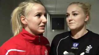 Lærke Møller og Trine Troelsen i ren lykke! EM 2010