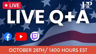 LIVE Q+A with Legal Experts in VA Disability Benefits! 10.28.25