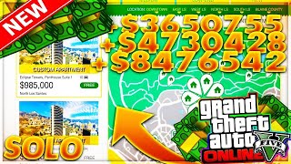 *WORKAROUND*SOLO GTA ONLINE MONEY GLITCH (Apartment Duplication Glitch ) 1.5 million in minutes